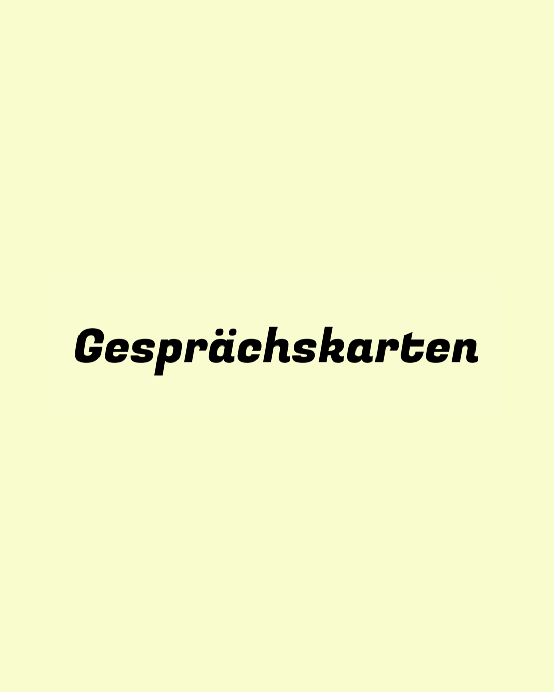Gesprächskarten: 90 Fragen für lebendige Gespräche